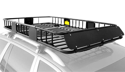 Upgraded 4” Fence Car Roof Basket with Extension
