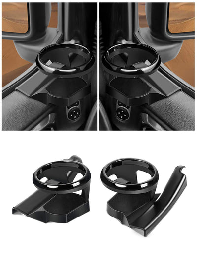 Door Cup Holder (2-PCS) for 2018-Present Jeep Wrangler JL & Gladiator JT - Fits 30 oz Bottles