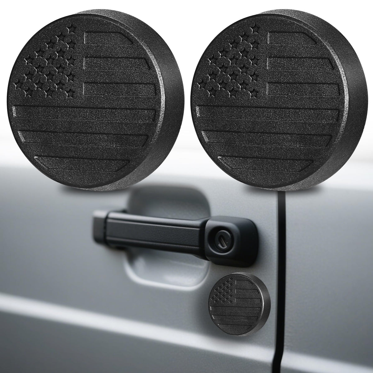 Magnetic Keyhole Covers for 2018-2026 Jeep Wrangler JL & Gladiator JT
