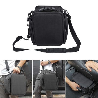Under Seat Storage Bag for 2007-2025 Jeep Wrangler JK/JL & Gladiator - Portable Tool Organizer