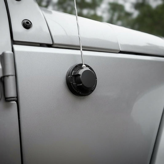 for Jeep Wrangler JK JKU 2007-2018  Aluminum Antenna Base Cover