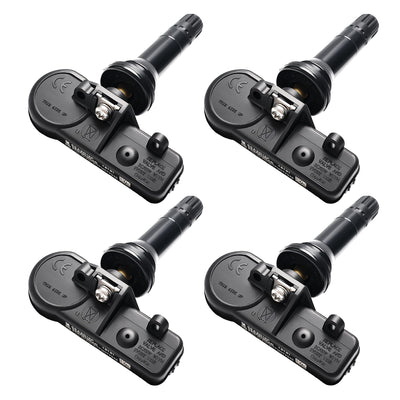 4-PCS 433MHz TPMS Sensor Kit for Jeep Wrangler JK & Dodge Ram/Charger - Replaces 56029398AB/68142397AA
