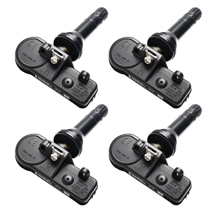 4-PCS 433MHz TPMS Sensor Kit for Jeep Wrangler JK & Dodge Ram/Charger - Replaces 56029398AB/68142397AA