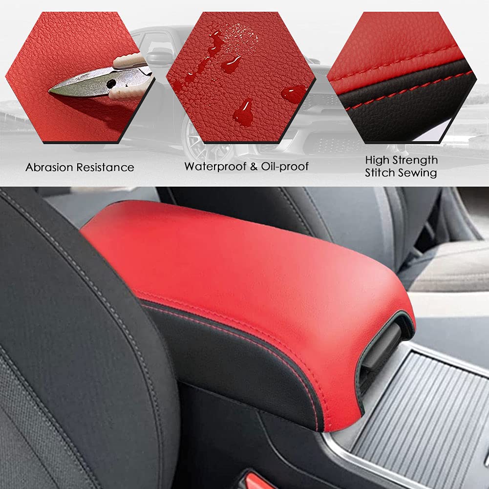 Anti-Scratch Leather Center Console Replace for 2019 - 2025 Dodge RAM 1500 2500 3500