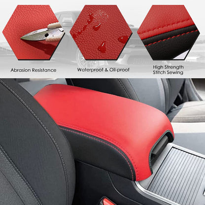 Anti-Scratch Leather Center Console Replace for 2019 - 2025 Dodge RAM 1500 2500 3500