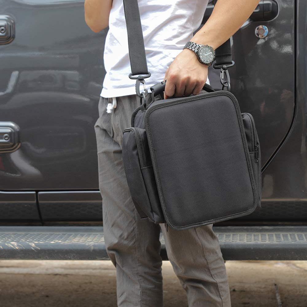 Under Seat Storage Bag for 2007-2025 Jeep Wrangler JK/JL & Gladiator - Portable Tool Organizer