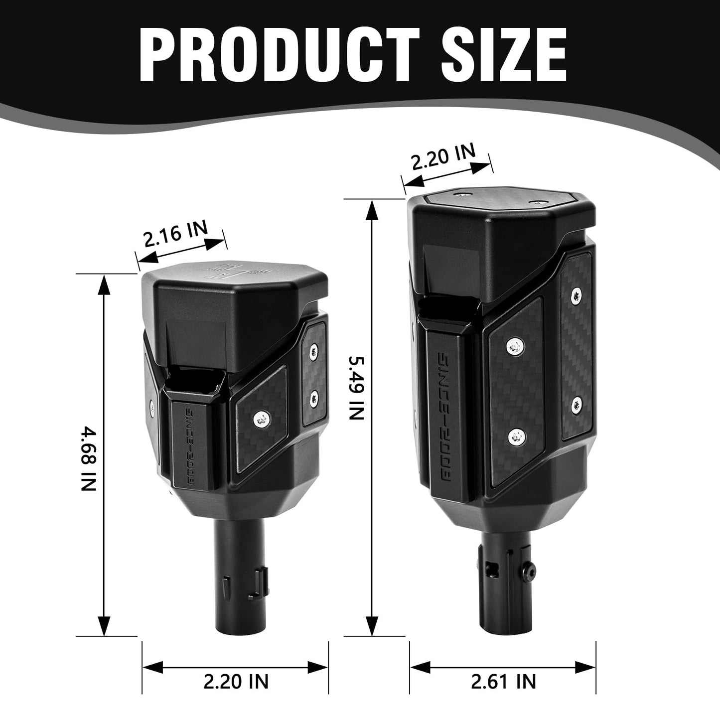 Genesis Series Gear Lever Shift Knob Compatible with 2018-2024 Jeep Wrangler JL