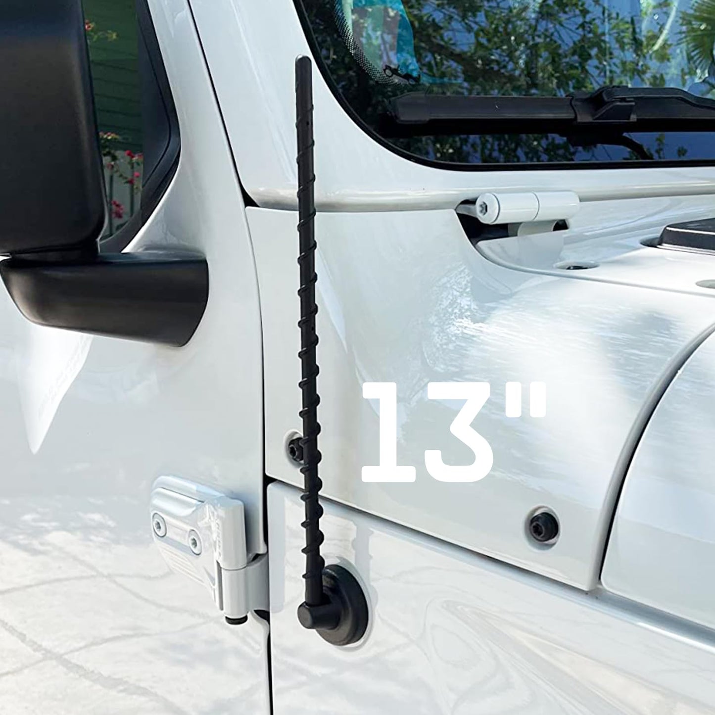 13" Short Antenna for 2007-2026 Jeep Wrangler & Gladiator - Universal Fit