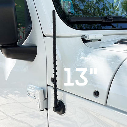13" Short Antenna for 2007-2026 Jeep Wrangler & Gladiator - Universal Fit
