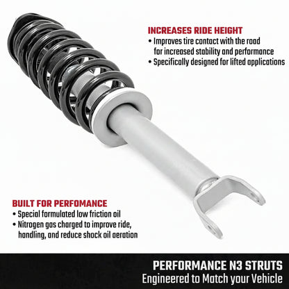 N3 Preloaded Leveling Struts for 2012-2018 Ram 1500 4WD & Classic - 2.5" Front Lift
