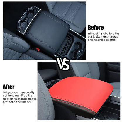 Anti-Scratch Leather Center Console Replace for 2019 - 2025 Dodge RAM 1500 2500 3500
