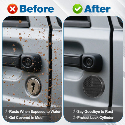 Magnetic Keyhole Covers for 2018-2026 Jeep Wrangler JL & Gladiator JT