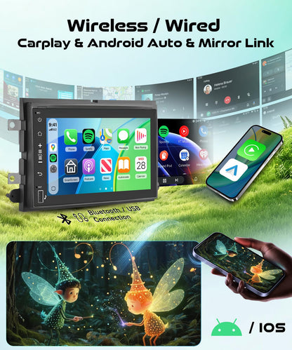7inch 1080p IPS Touchscreen F-150 Stereo Radio