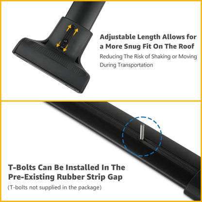 Roof Rack Cross Bars Compatible with Jeep Cherokee 2014-2024 - OHMU