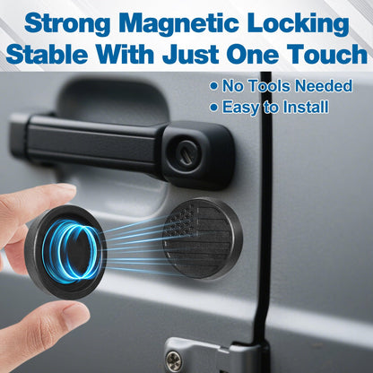 Magnetic Keyhole Covers for 2018-2026 Jeep Wrangler JL & Gladiator JT