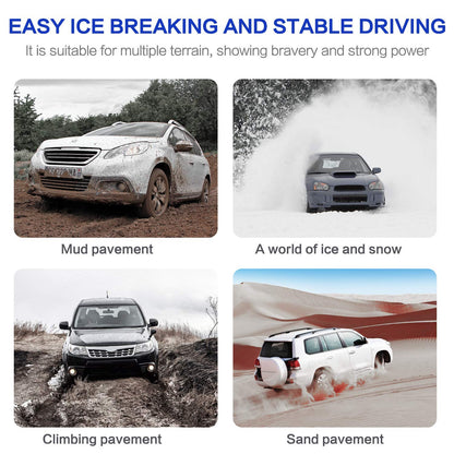 6 Pack Thickened Snow Chains For Truck SUV in Snow, Ice, Sand and Mud