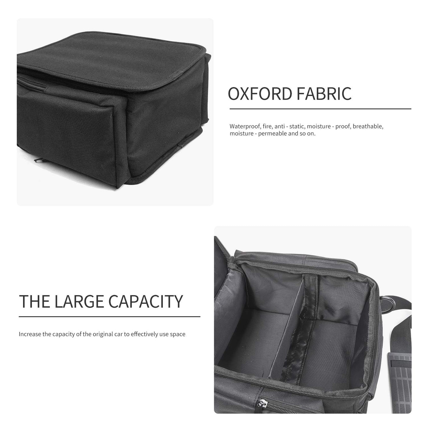 Under Seat Storage Bag for 2007-2025 Jeep Wrangler JK/JL & Gladiator - Portable Tool Organizer