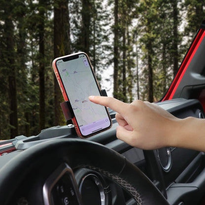 Phone Mount Compatible with Jeep Wrangler 2018-2023 JL JLU 2020-2023 Gladiator JT