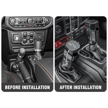 Genesis Series Gear Lever Shift Knob Compatible with 2018-2024 Jeep Wrangler JL