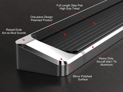 APS Running Boards Bars Compatible with Chevy Tahoe 2021-2025 4-Door & GMC Yukon 2021-2025 4-Door (Exclude Yukon XL)