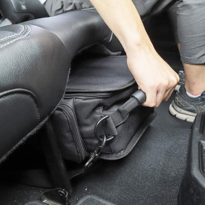 Under Seat Storage Bag for 2007-2025 Jeep Wrangler JK/JL & Gladiator - Portable Tool Organizer