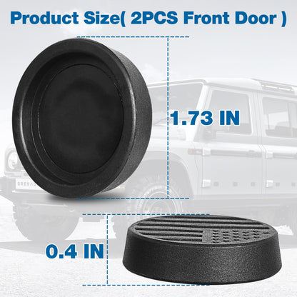 Magnetic Keyhole Covers for 2018-2026 Jeep Wrangler JL & Gladiator JT