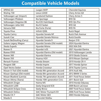 43" Universal Roof Rack Cross Bars for Naked Roofs - 165 lb Capacity, Lockable Aluminum