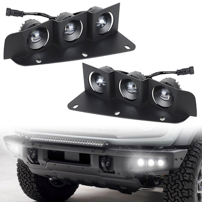 6LED White Running Light Compatible with Ford Bronco 2021 - 2024 2/4 Door (NOT FIT Bronco Sport)