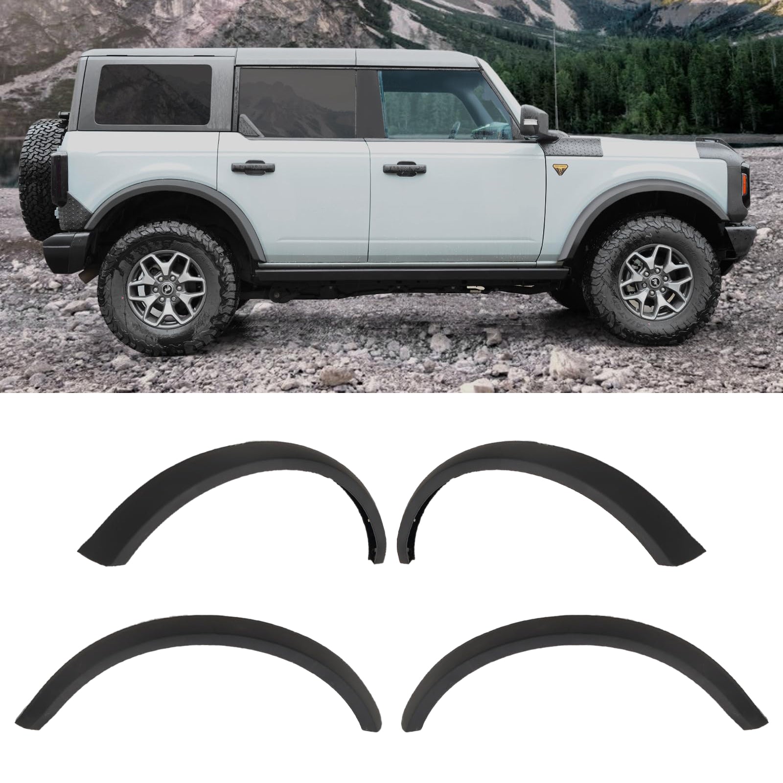 4PCS Fender Flares For Ford Bronco 2021-2023 - OHMU
