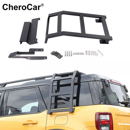 Side Rear Metal Mounted Ladder For Ford Bronco Sport 2021+