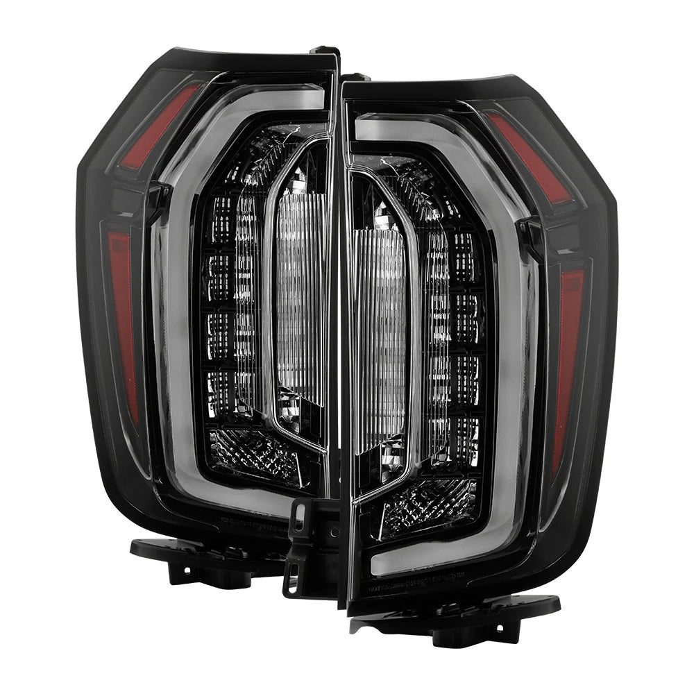 Spyder Black  LED Tail Lights For Chevy Tahoe 2021-2024