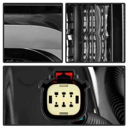 Spyder Black  LED Tail Lights For Chevy Tahoe 2021-2024