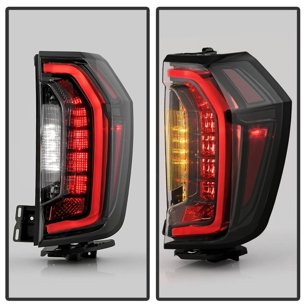 Spyder Black  LED Tail Lights For Chevy Tahoe 2021-2024