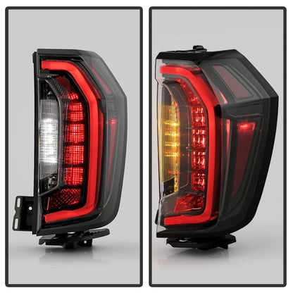 Spyder Black  LED Tail Lights For Chevy Tahoe 2021-2024