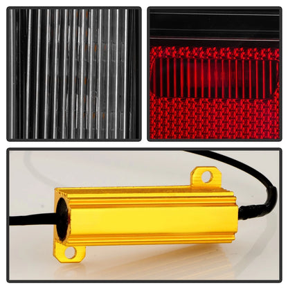 Spyder Black  LED Tail Lights For Chevy Tahoe 2021-2024