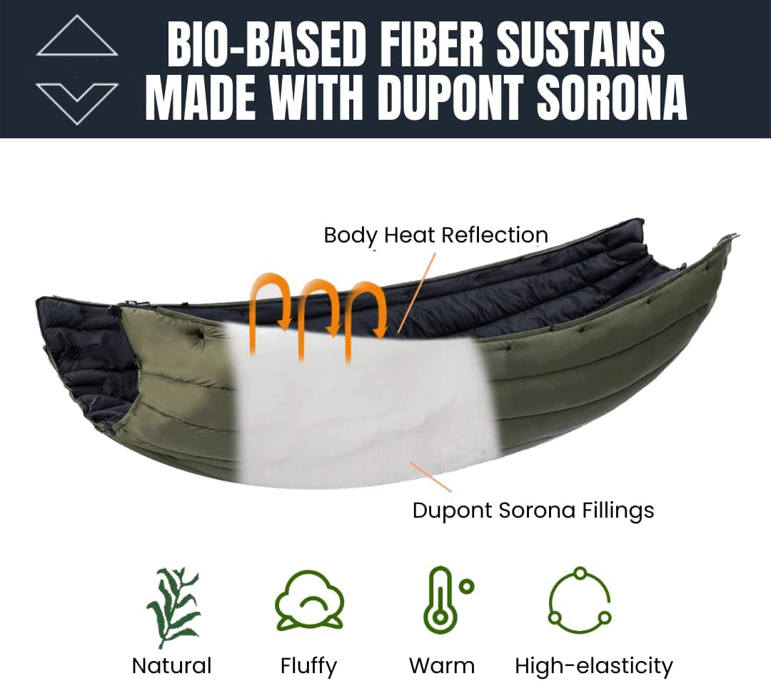Double Camping Hammock Underquilt for Hammock Camping - OHMU