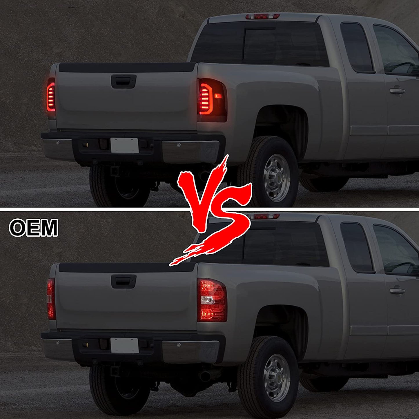 Upgraded Full LED Tail Lights Kit for Silverado 1500 2007-2014 - OHMU