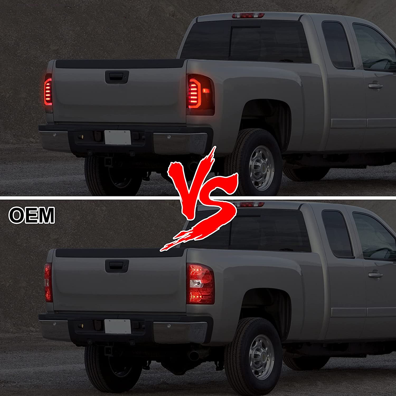 Upgraded Full LED Tail Lights Kit for Silverado 1500 2007-2014 - OHMU
