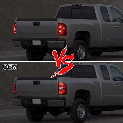 Upgraded Full LED Tail Lights Kit for Silverado 1500 2007-2014 - OHMU