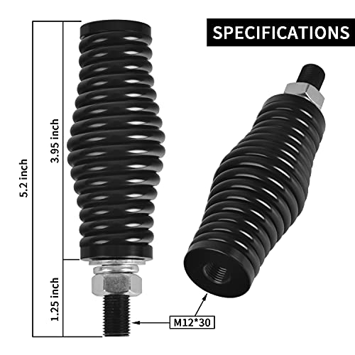2Pcs Heavy-Duty Barrel Spring Mounting Base for whip lights - OHMU