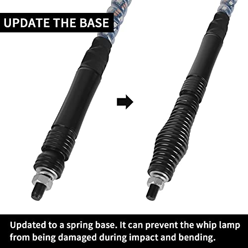 2Pcs Heavy-Duty Barrel Spring Mounting Base for whip lights - OHMU