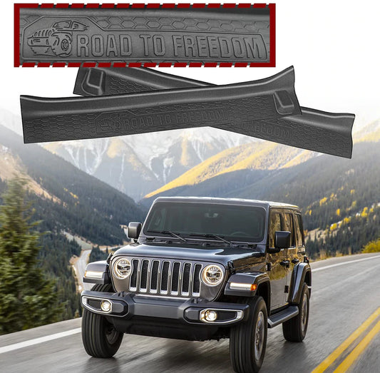 2/4Door Sill Guards Kit Compatible 2018-2023 Jeep JL/JT