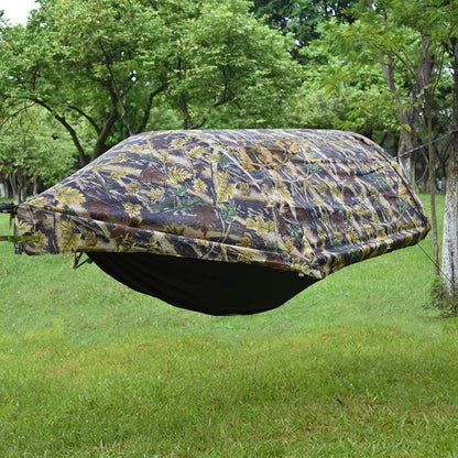 4 Ways for Using 440lbs Camping Hammock Tent with Mosquito Net and Rain Fly Cover - OHMU