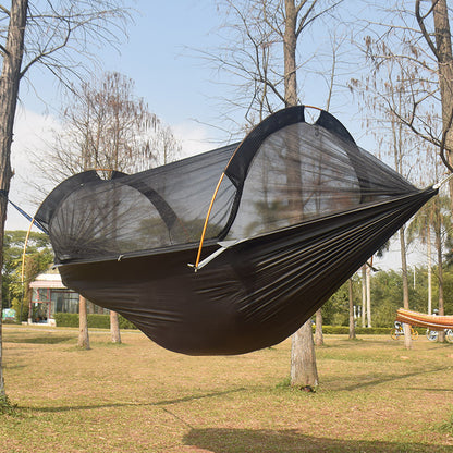 4 Ways for Using 440lbs Camping Hammock Tent with Mosquito Net and Rain Fly Cover - OHMU
