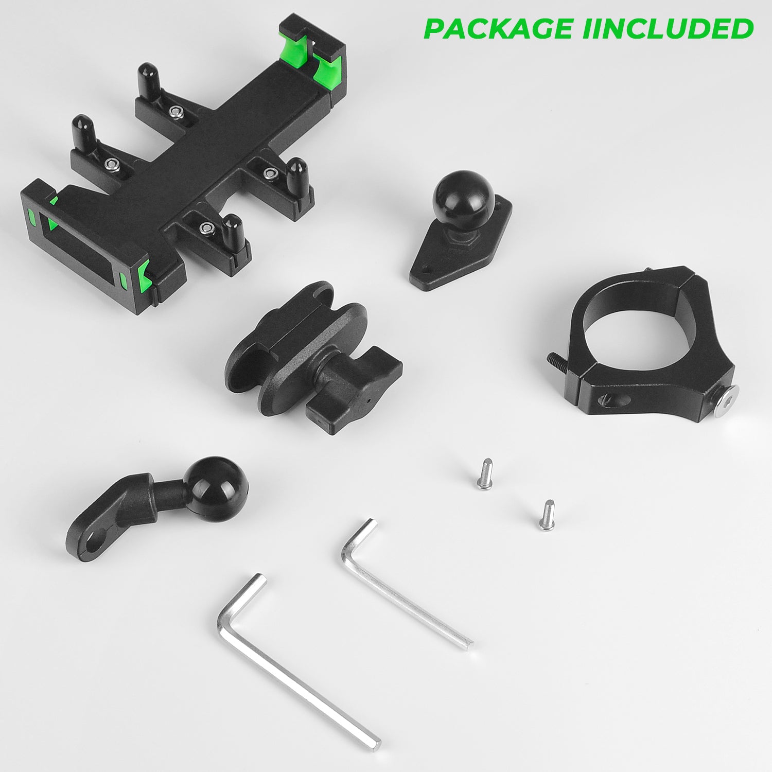 360° Adjustable Mount Phone Holder for ATV/UTV Fits for 1.75 Inch -2 Roll Bar - OHMU
