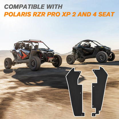 RZR PRO XP FENDER FLARES REAR WHEEL WELL BLOCK OFFS