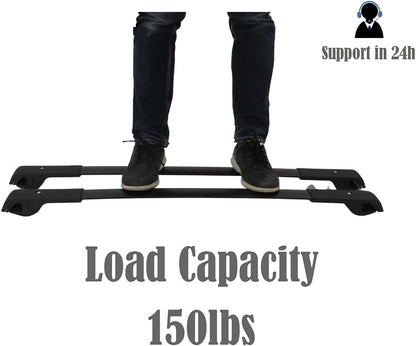 Cross Bars Roof Rack Fit for GMC Terrain 2018 2019 2020 2021 2022 2023 2024 - OHMU