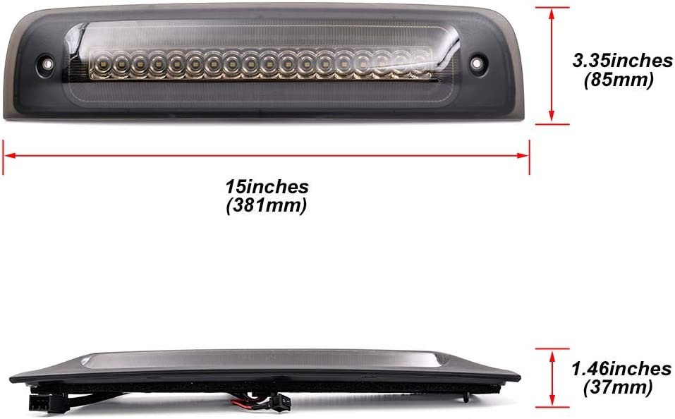 New Upgrade Led Third Brake Light for 2009-2018 Dodge Ram 1500 2500 3500 - OHMU