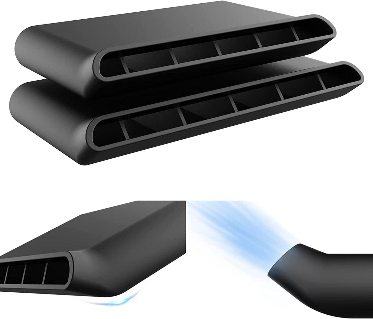 Under Seat Vent Deflectors for 2014 to 2019 Chevrolet Silverado and GMC Sierra