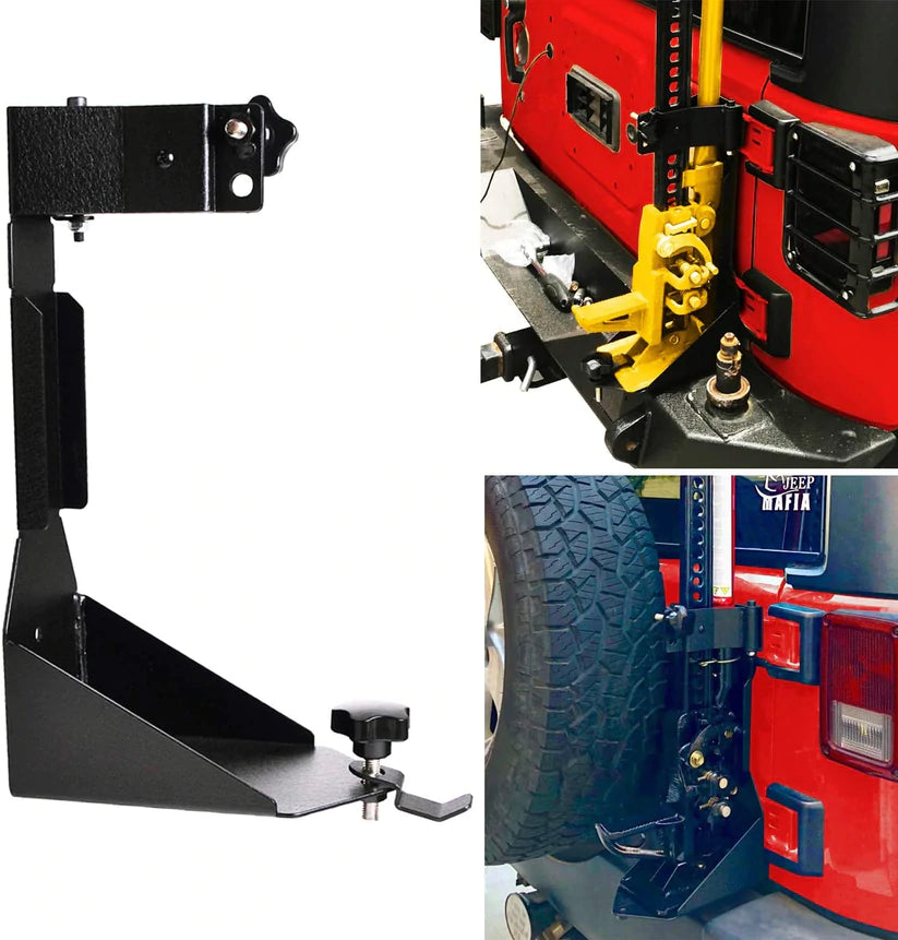 Tailgate High Lift Jack Mount Bracket fit for Jeep Wrangler JK 2007- 2018